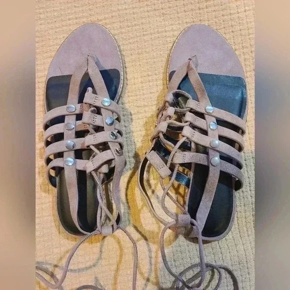 New Rebecca Minkoff Evonne Lace Up Sandals - Picture 4 of 4